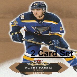 Bobby Fabbri St. Louis Blues NHL Hockey Card Collection - 2 Card Set